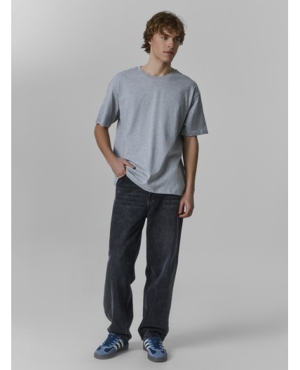 Футболка средне -серый меланж