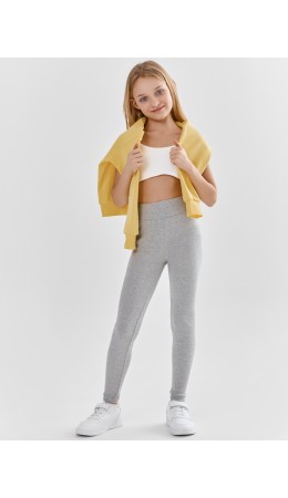 Легинсы серый меланж 4425B