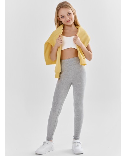 Легинсы серый меланж 4425B