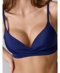 Бюстгальтер купальный т.синий