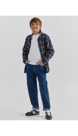 Джинсы темно -синий