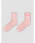 Носки розовый меланж