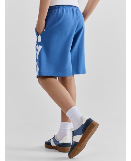 Шорты синий океан +печать