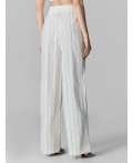 Брюки полоска на св.молочном