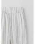 Брюки полоска на св.молочном