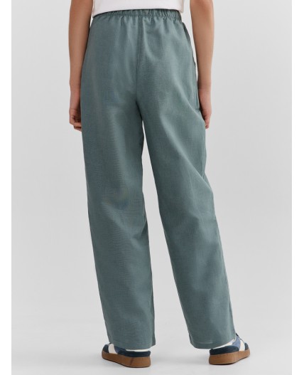 Брюки серо -бирюзовый