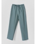 Брюки серо -бирюзовый
