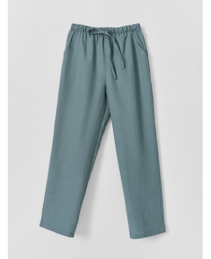 Брюки серо -бирюзовый