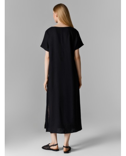 Платье домашнее черный1