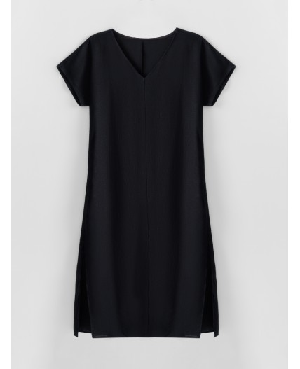 Платье домашнее черный1