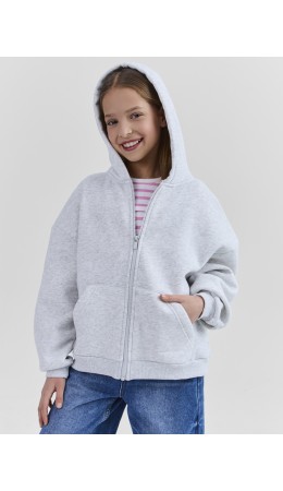 Толстовка серый меланж 4306-А