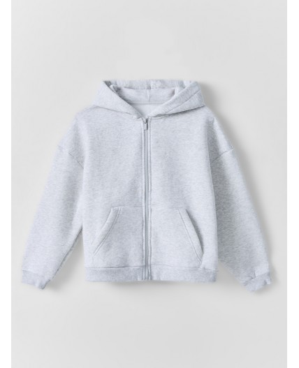 Толстовка серый меланж 4306-А