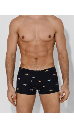 Трусы таксы на черном