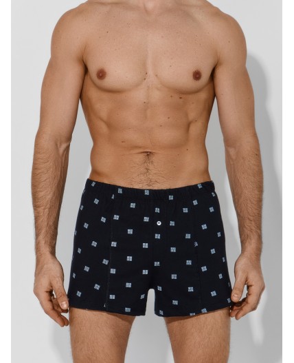 Трусы голубые квадраты