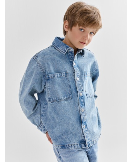 Куртка голубой +тинт