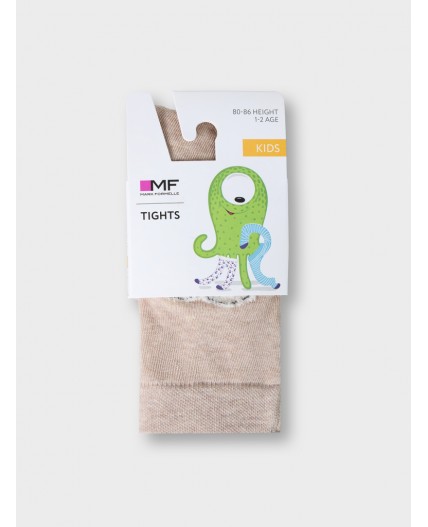 Колготки бежевый меланж