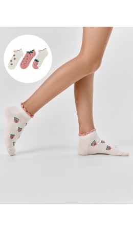 Носки молочный /сухая роза/