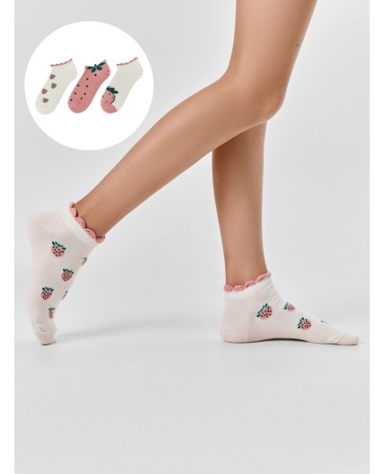Носки молочный /сухая роза/