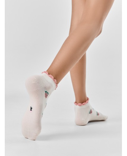 Носки молочный /сухая роза/