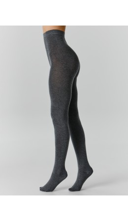 Колготки т.серый меланж