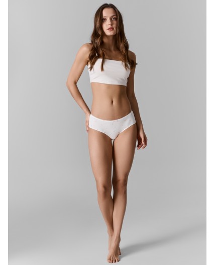 Трусы сердечки на св.молочном