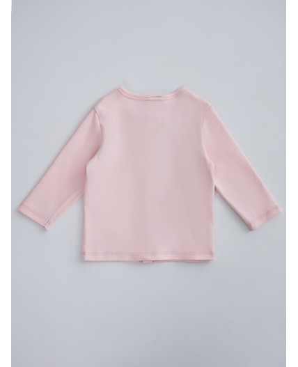 Комплект розовый +цветочки на розовом