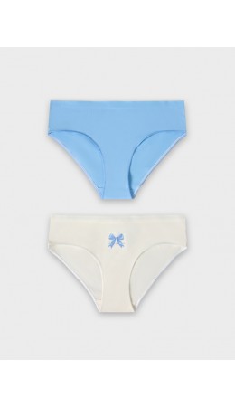 Трусы молочный +печать