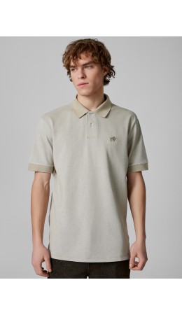 Футболка двухцветный песочный