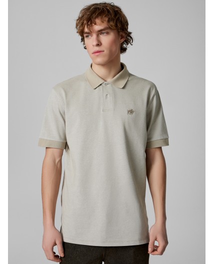 Футболка двухцветный песочный