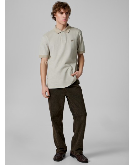 Футболка двухцветный песочный