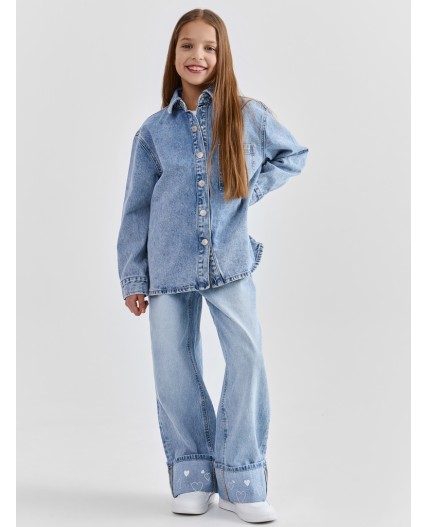 Джинсы голубой