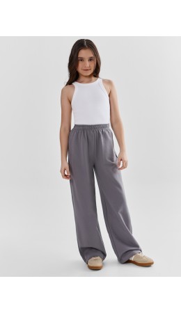 Брюки т.серый