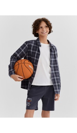 Шорты графит +печать2