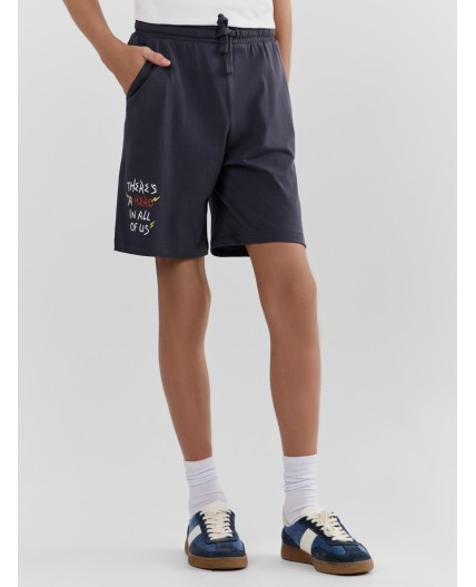 Шорты графит +печать2