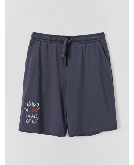 Шорты графит +печать2