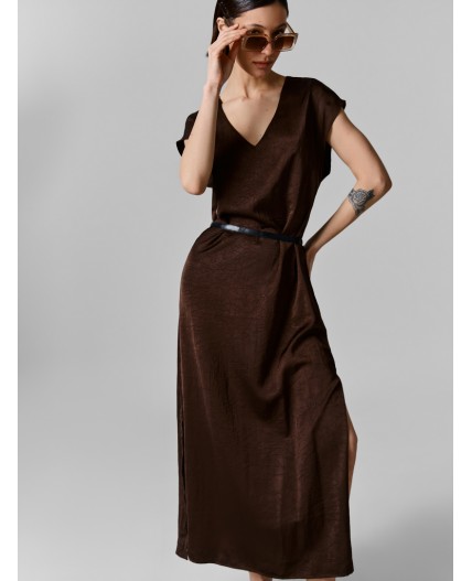 Платье шоколадное мартини