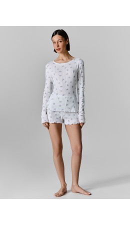 Комплект цветы на белом1