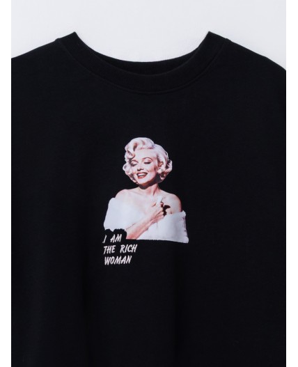 Футболка черный +печать18