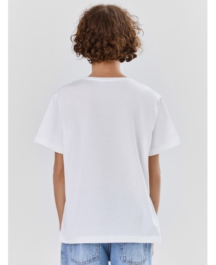 Футболка белый +печать8