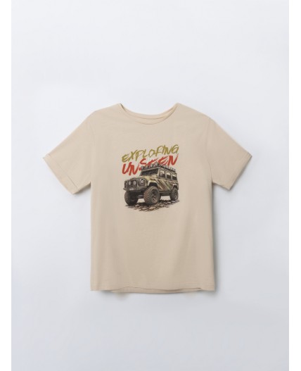 Футболка туман +печать