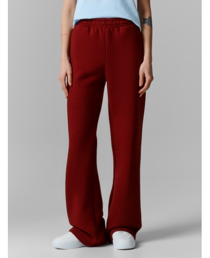 Брюки бордовый