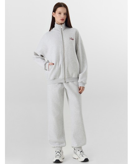 Брюки серый меланж 4306-А