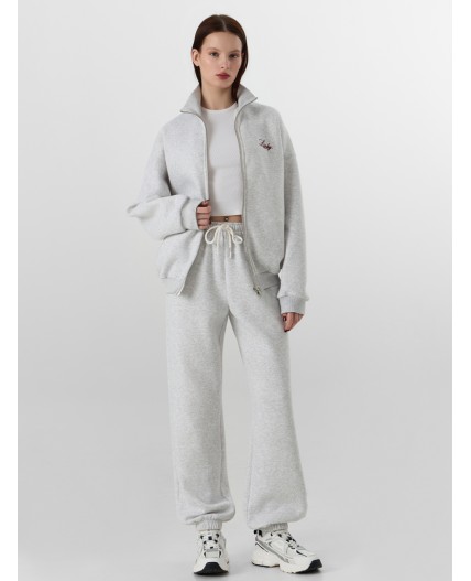 Брюки серый меланж 4306-А