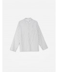 Рубашка полоска на белом