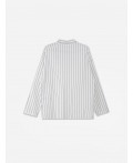 Рубашка полоска на белом