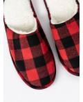 Тапки красно -черная клетка