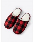 Тапки красно -черная клетка