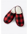 Тапки красно -черная клетка