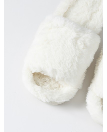 Тапки светло -молочный