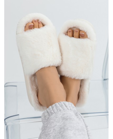 Тапки светло -молочный